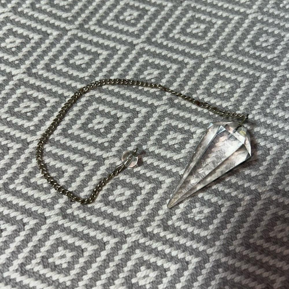 Clear Quartz Pendulum